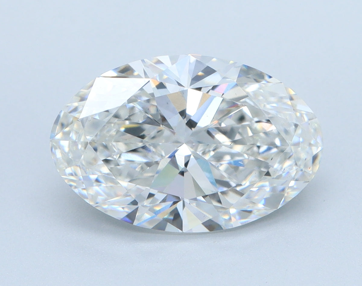 3.14ct Oval, F VS2 — IGI