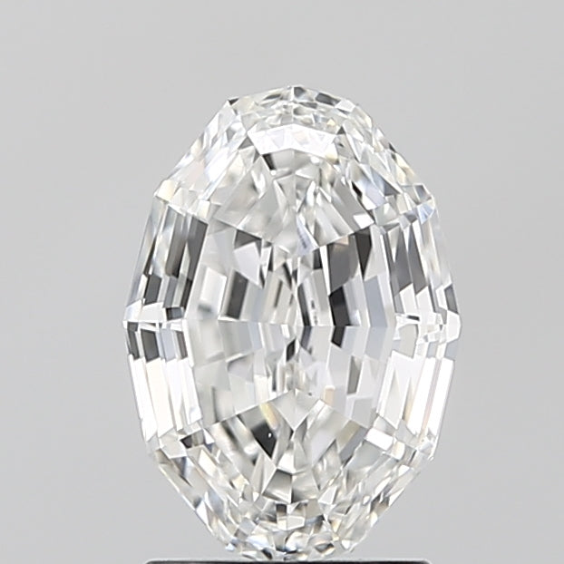 2.04ct Oval Step Cut, E VVS2 — IGI