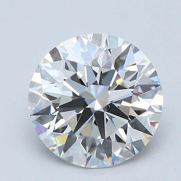3.12ct Round Natural Diamond — F VS2, GIA Certified