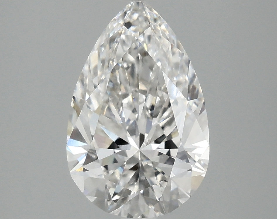 2.1ct Pear, F VS1 — IGI