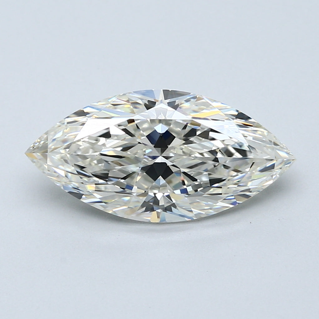 3.01ct Marquise Natural Diamond — H VVS1, GIA Certified
