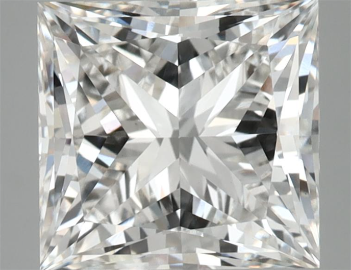 3.48ct Princess, F VVS2 — IGI