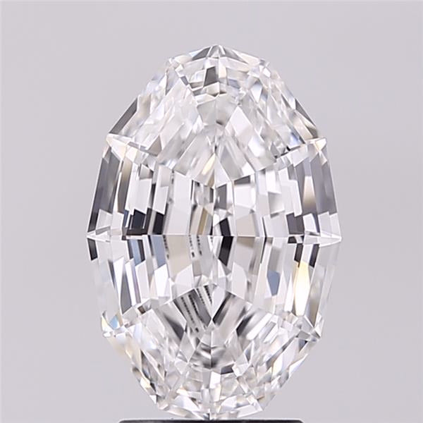 4.04ct Oval Step Cut, F VVS2 — IGI