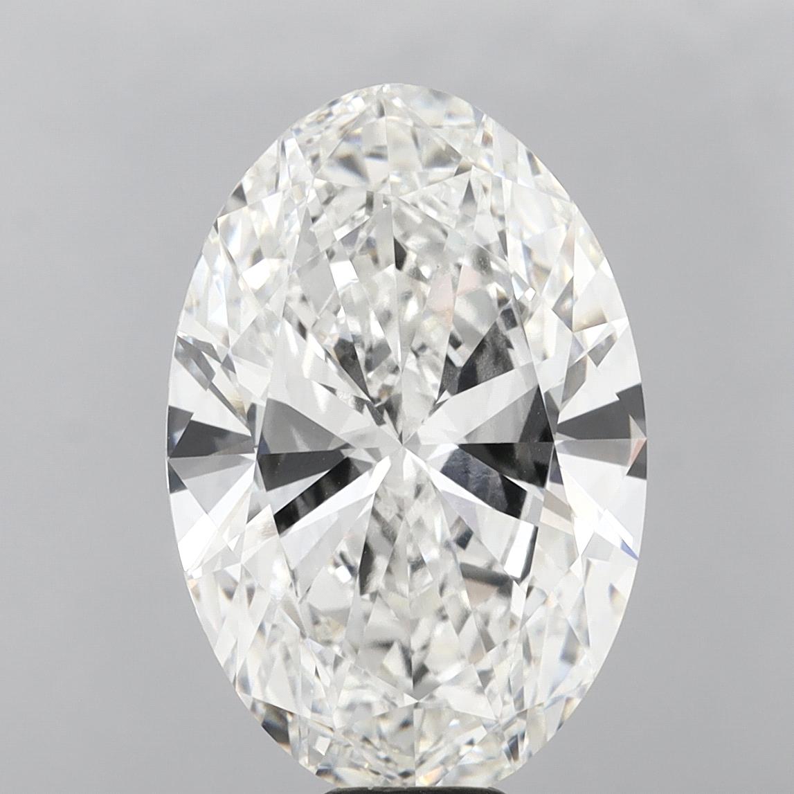 15.56ct Oval Lab-Grown Diamond — F VVS2, IGI Certified