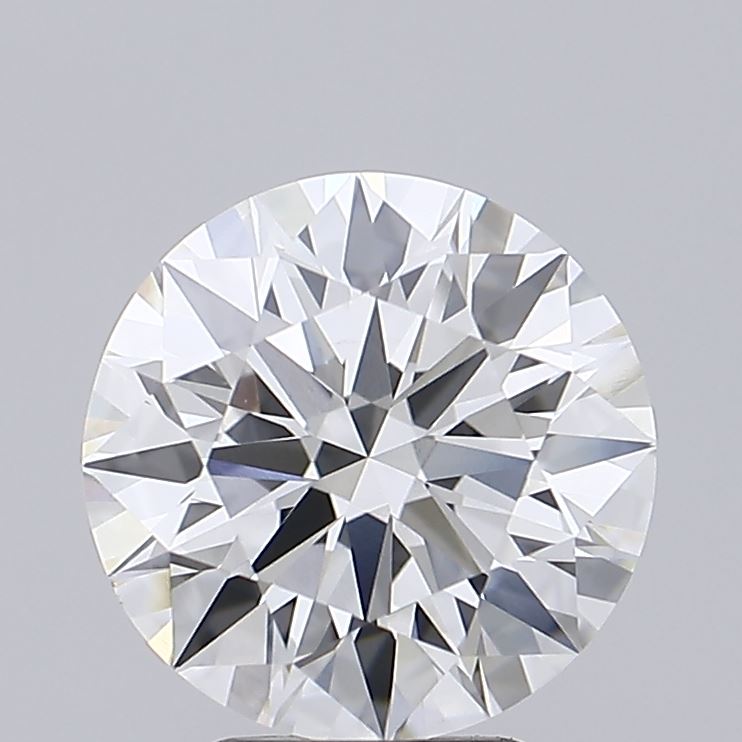 2.54ct Round, F VVS2 — IGI