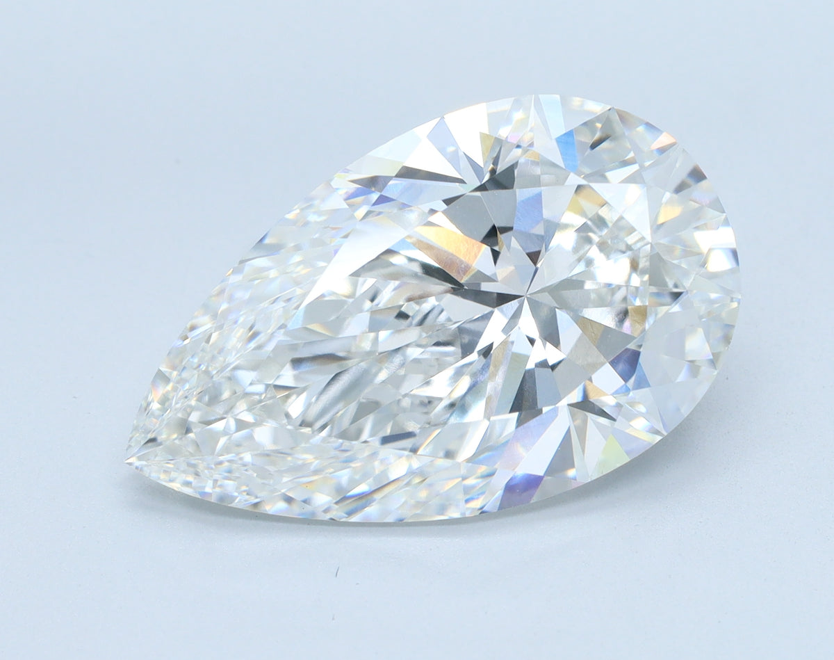 8.05ct Pear, F VVS2 — IGI