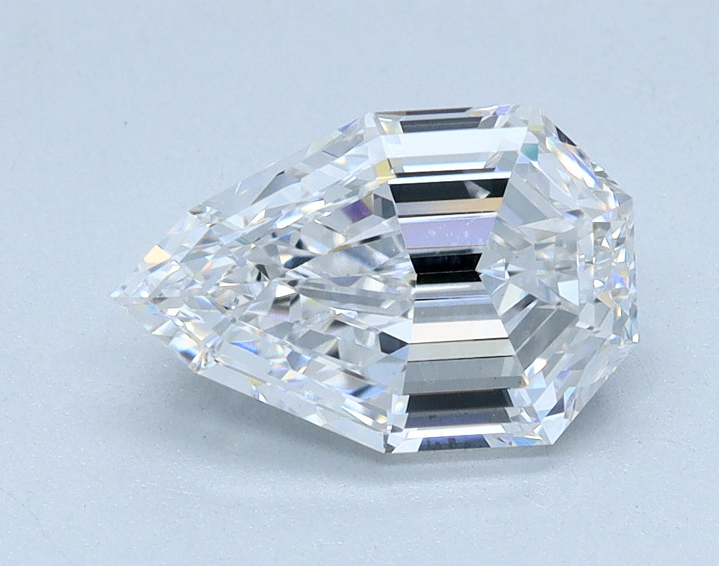 1.61ct Pear Step, D VVS2 — IGI