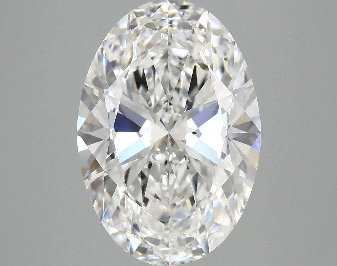 3.78ct Oval, D VS1 — IGI