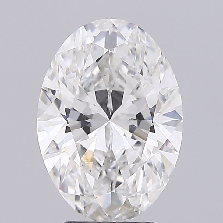 4.09ct Oval, F VS1 — IGI