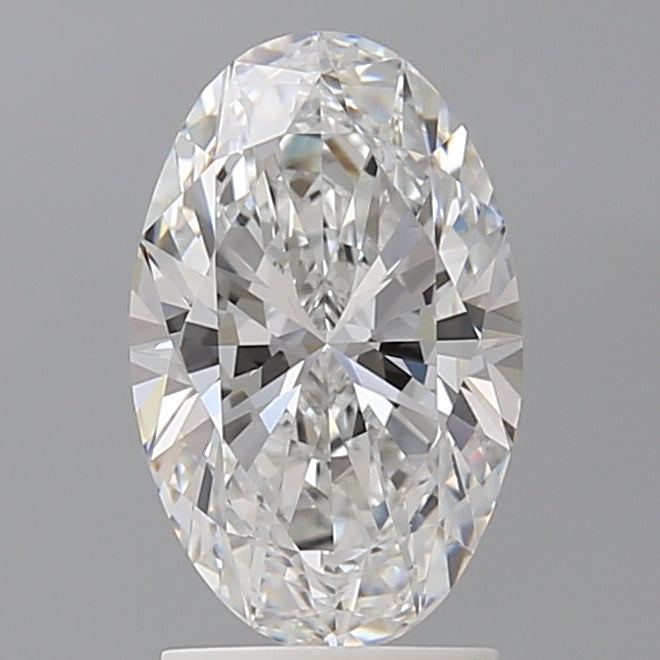 2.1ct Oval Lab-Grown Diamond — D VVS2, IGI Certified