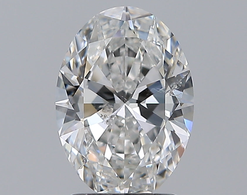 2.0ct Oval, F SI2 — GIA