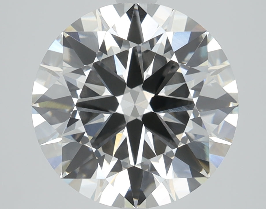 3.41ct Round, F VVS2 — IGI