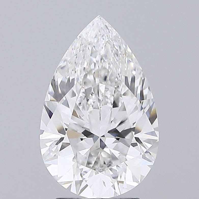 3.29ct Pear Lab-Grown Diamond — E VVS2, IGI Certified