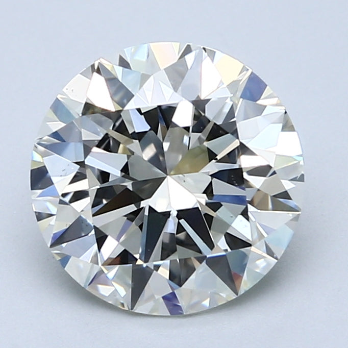 3.01ct Round Natural Diamond — J SI1, GIA Certified