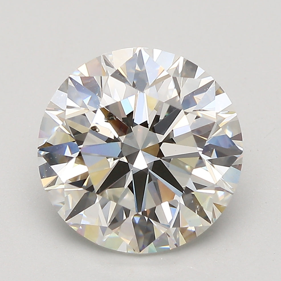 4.01ct Round Natural Diamond — I SI2, GIA Certified