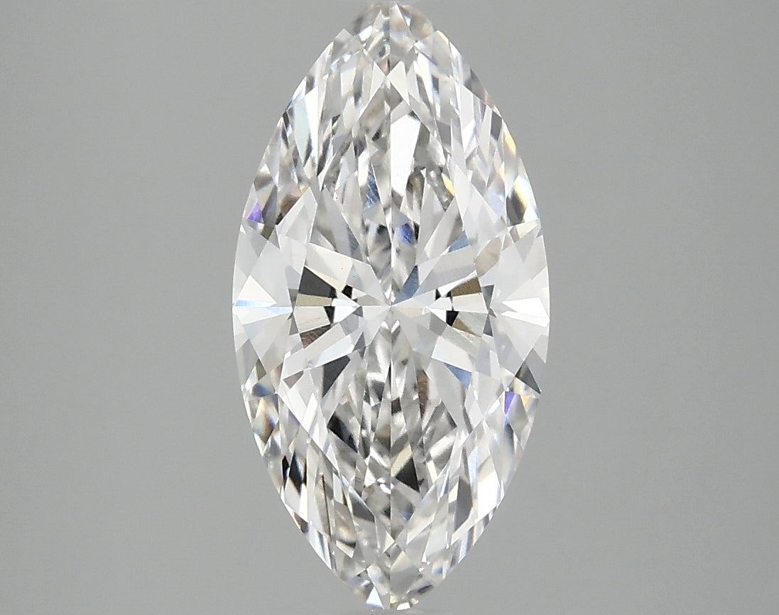 2.1ct Marquise, F VS1 — IGI