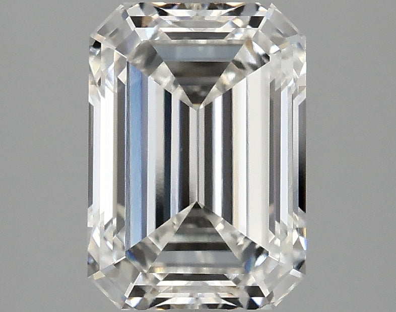 2.56ct Emerald Lab-Grown Diamond — F VVS2, UNCERTIFIED Certified