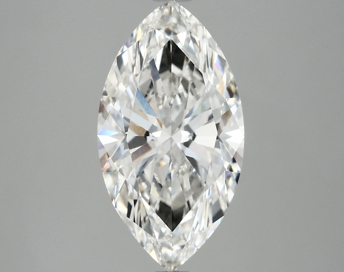 3.17ct Marquise Lab-Grown Diamond — F VVS2, IGI Certified