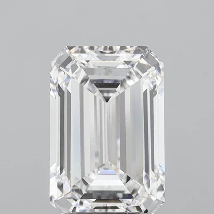 2.5ct Emerald Lab-Grown Diamond — D VVS2, IGI Certified