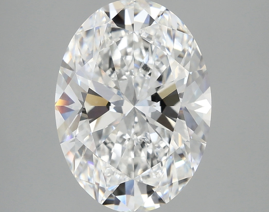 4.1ct Oval Lab-Grown Diamond — D VVS2, IGI Certified