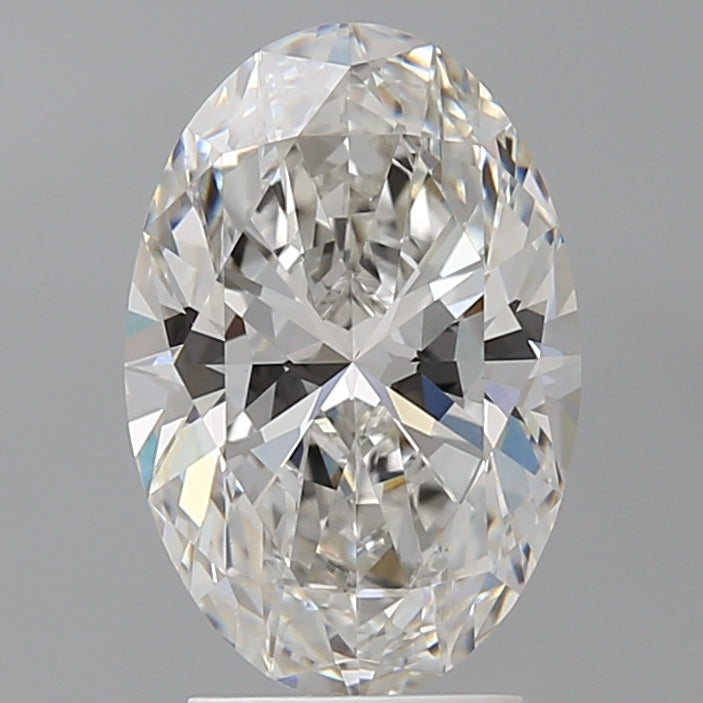 3.04ct Oval Lab-Grown Diamond — F VVS2, IGI Certified