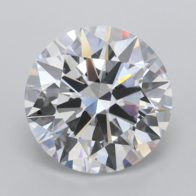 2.61ct Round, D VVS1 — IGI