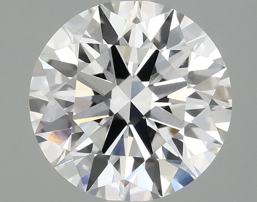 2.06ct Round, F VVS2 — IGI