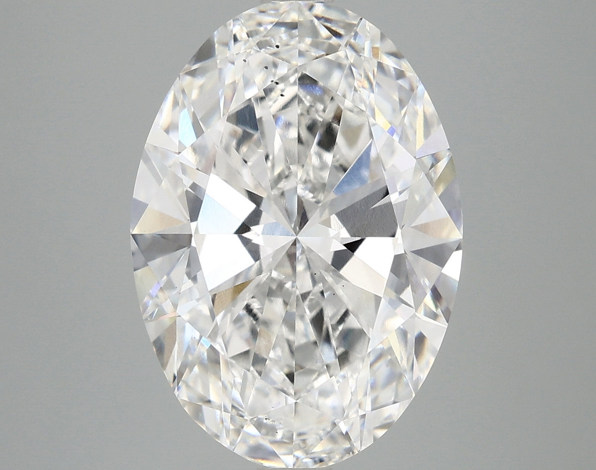 5.7ct Oval, D VS2 — IGI