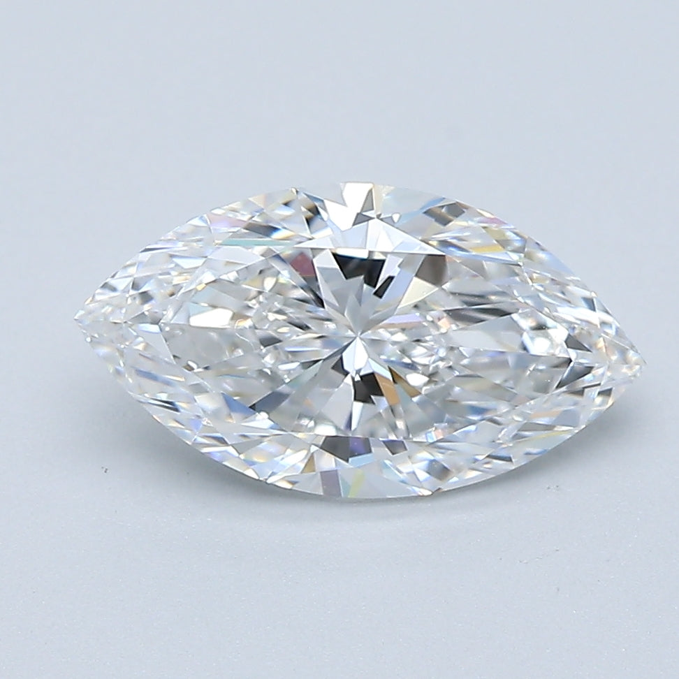 1.7ct Marquise Natural Diamond — D VS1, GIA Certified