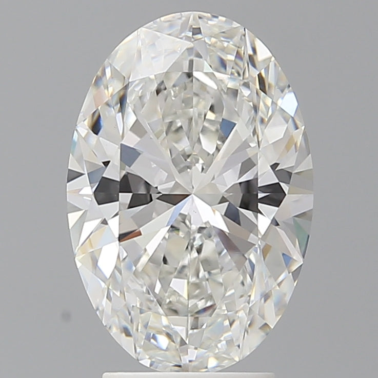 3.55ct Oval Lab-Grown Diamond — F VVS2, IGI Certified