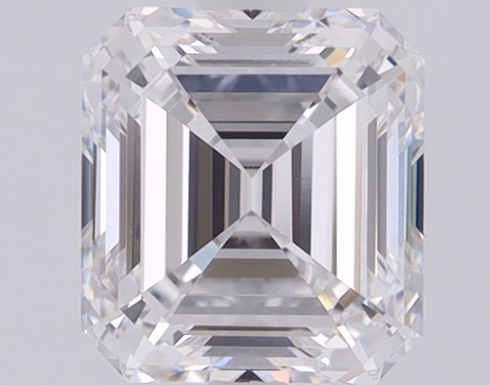 3.71ct Asscher Lab-Grown Diamond — D VVS2, IGI Certified