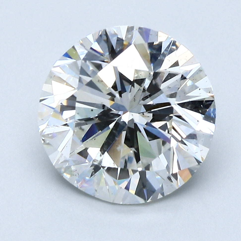 4.01ct Round, H SI2 — GIA — Laura Milman New York