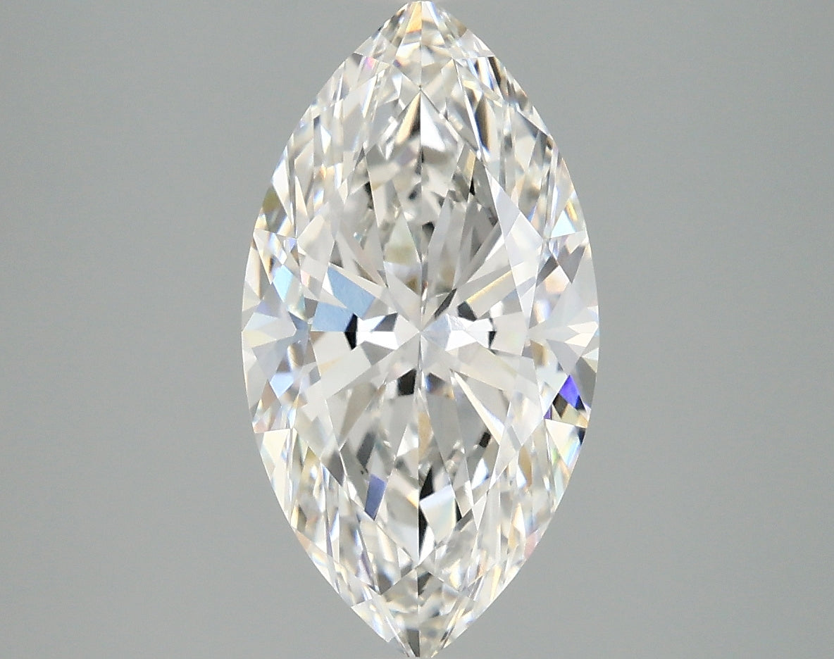 2.4ct Marquise, F VVS1 — IGI