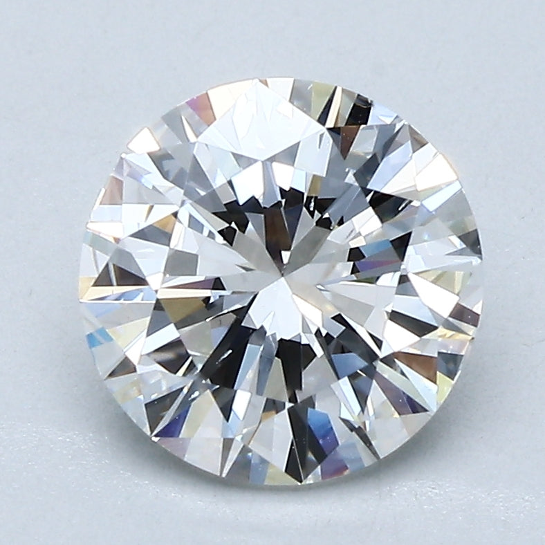 2.01ct Round, E SI2 — GIA