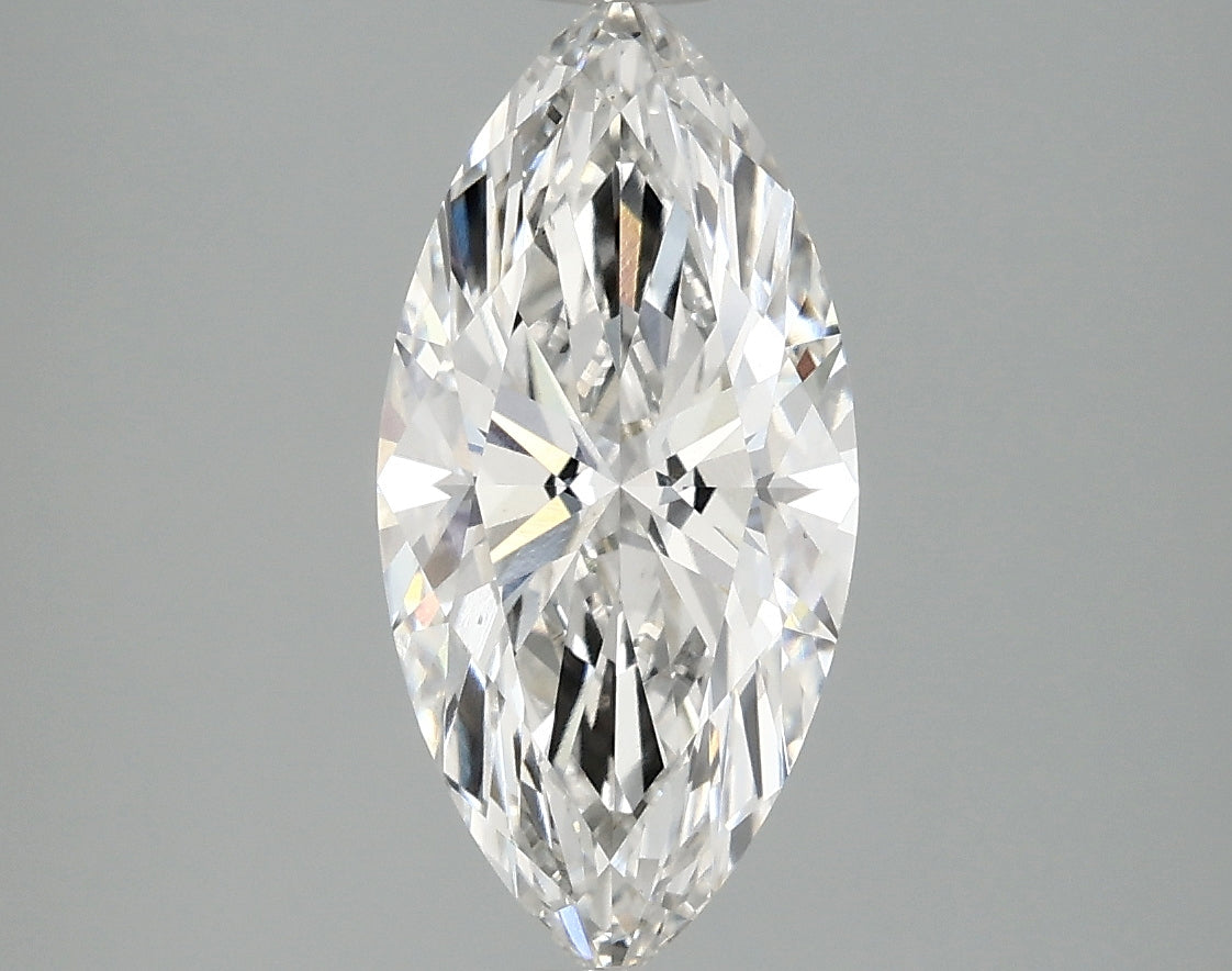 2.1ct Marquise, F VS1 — IGI