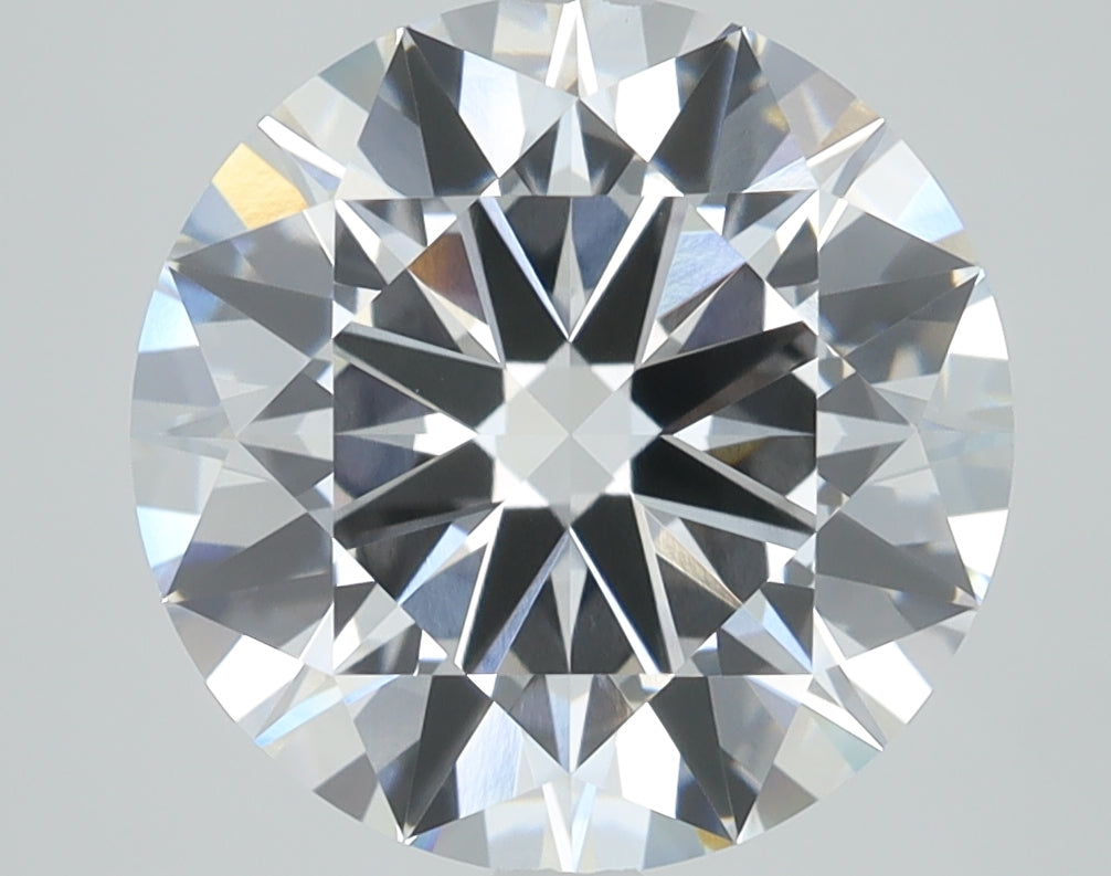 6.18ct Round, F VVS1 — IGI