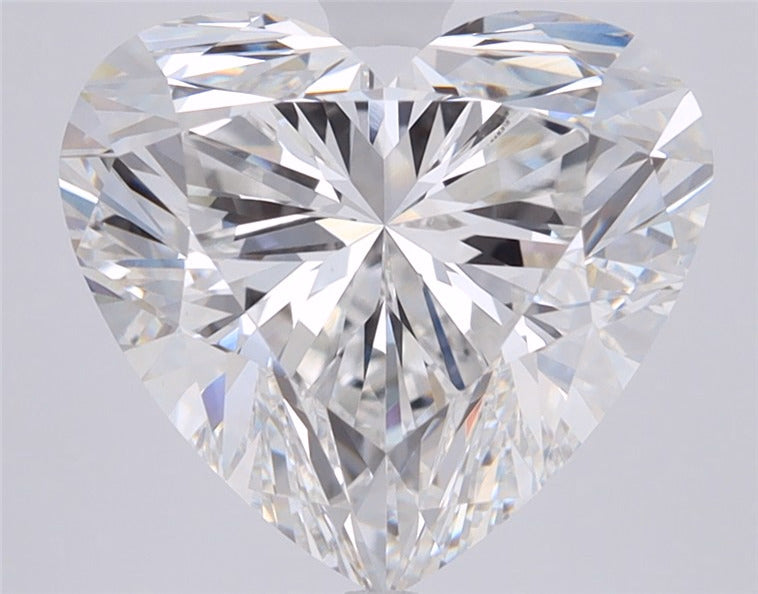 3.02ct Heart Lab-Grown Diamond — F VVS2, IGI Certified