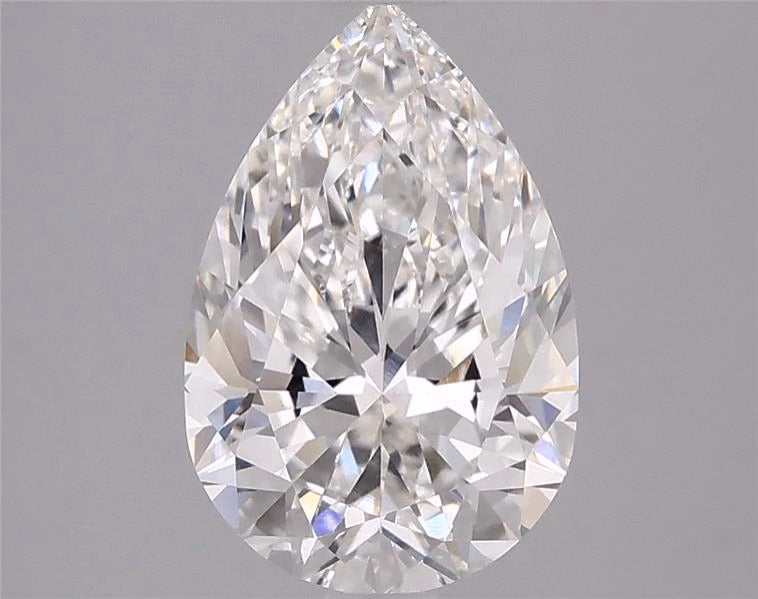4.11ct Pear, F VVS2 — IGI