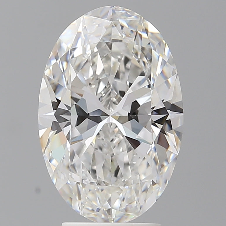 4.06ct Oval Lab-Grown Diamond — F VVS2, IGI Certified
