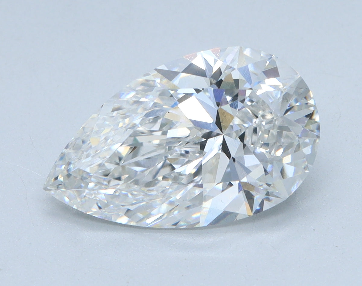 3.03ct Pear, E VS2 — IGI