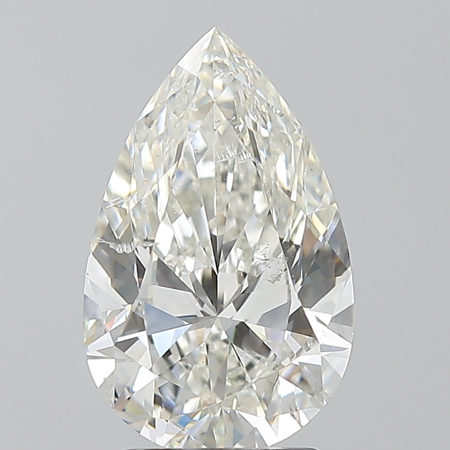 2.55ct Pear Natural Diamond — I SI2, GIA Certified