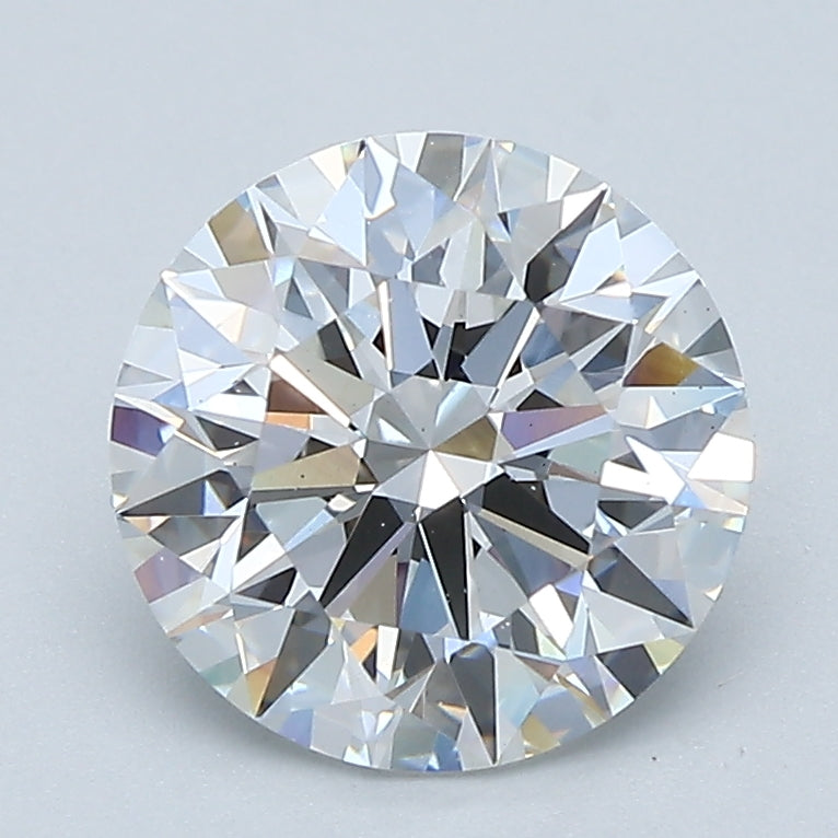 2.09ct Round, D VS2 — IGI