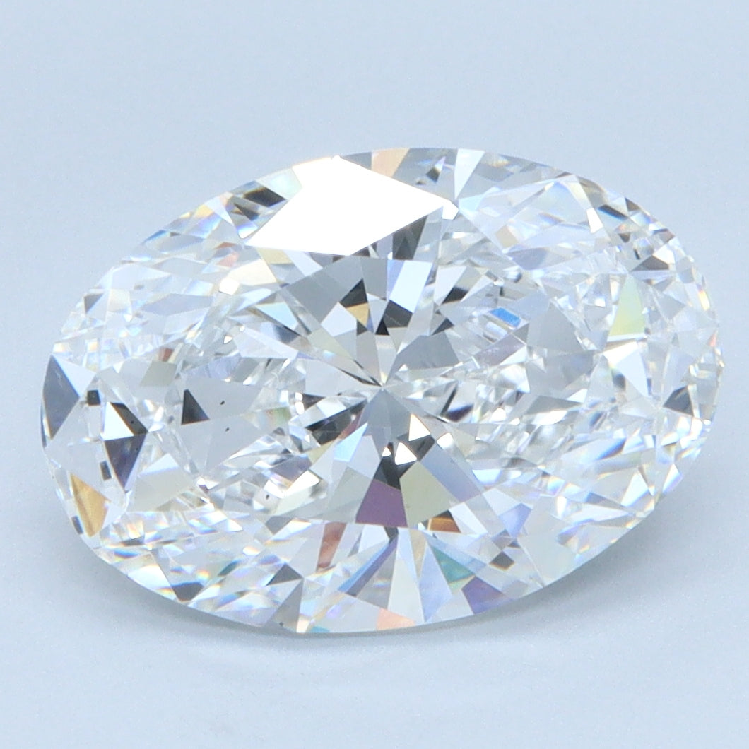 3.21ct Oval, D VS2 — IGI