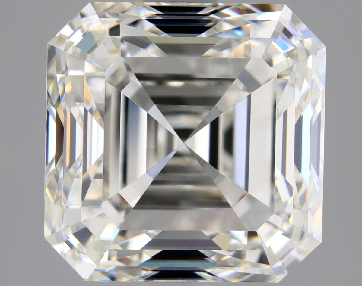 3.5ct Asscher Natural Diamond — I VVS2, GIA Certified