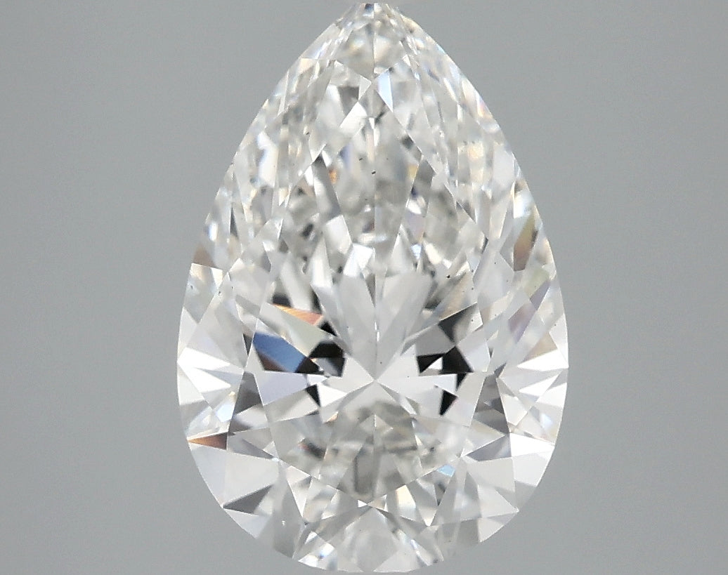 2.87ct Pear, F VS2 — IGI