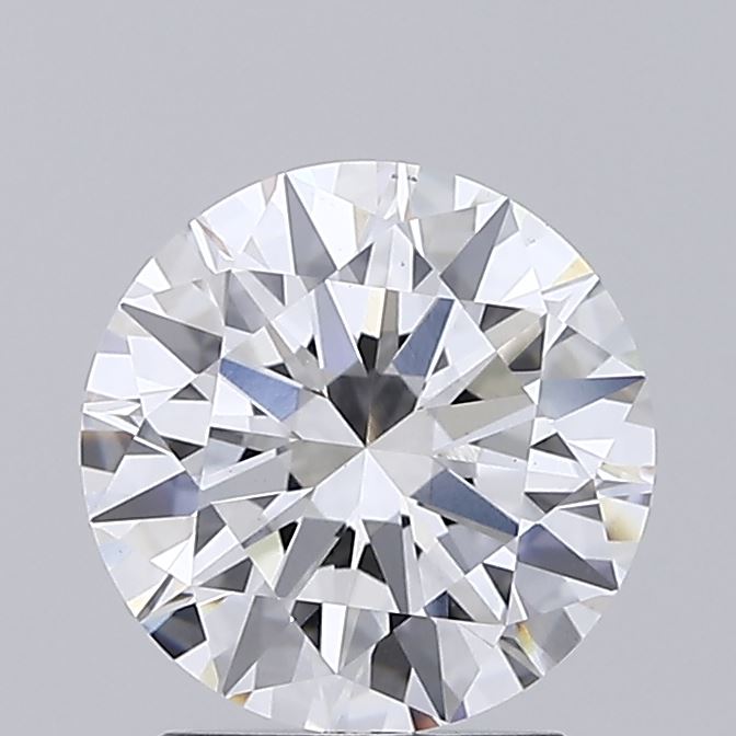 2.18ct Round, E VS1 — IGI