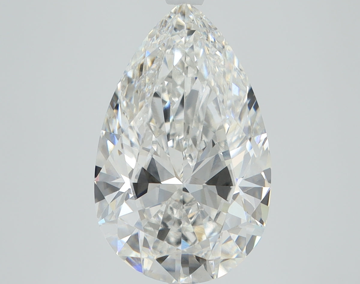 3.61ct Pear, F VS1 — IGI