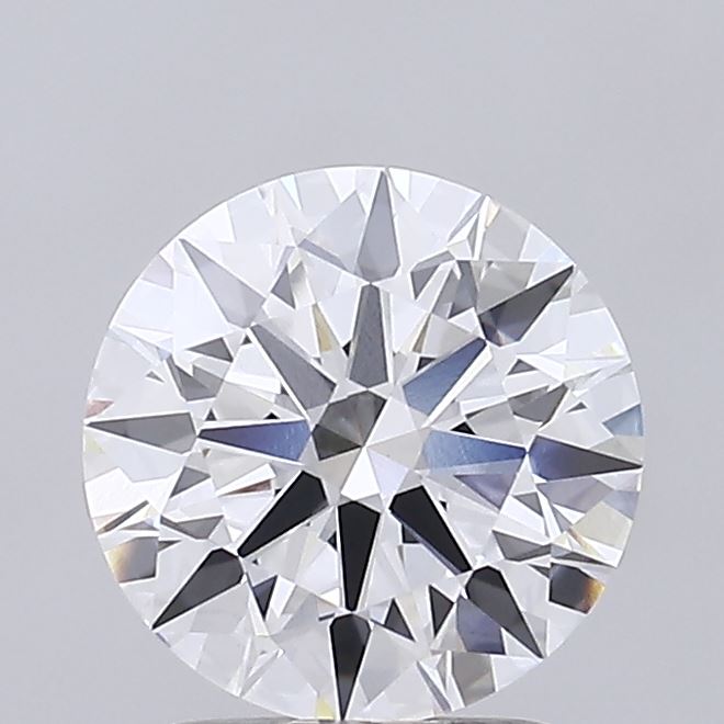 2.18ct Round, D VVS2 — IGI