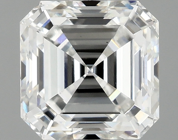 2.1ct Asscher, E VS1 — IGI