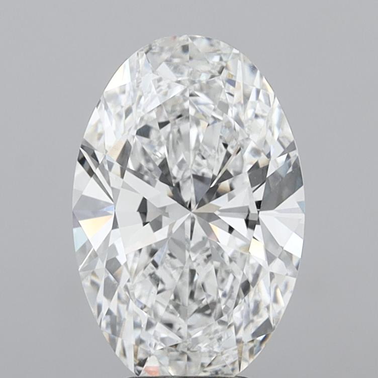 5.02ct Oval Lab-Grown Diamond — D VVS2, IGI Certified